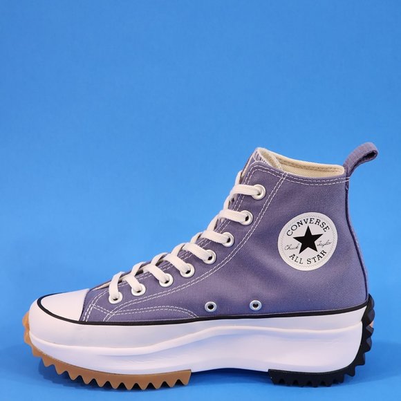 Converse Run Star Hike Seasonal Color Slate Lilac Platform Sneakers A03702C NWT - Picture 3 of 6